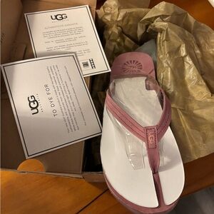 UGG Women's Kayla Flip Flop Color: Rose/Pink Size:7 NWT